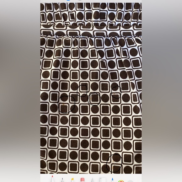 Ann Taylor Geometric Black and White Knit Dress - Picture 7 of 9